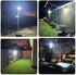Solar Motion Sensor Outdoor Lights (2-Pack) with 288 LEDs & 2800LM: 270° Wide Angle, IP65 Waterproof, Remote-Controlled for Aussie Yards