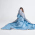 Christmas gifts for loved ones Aussie Summer Cooling Quilt – 4 Sizes, Breathable, Lightweight & Skin-Friendly for Refreshing Sleep All Season(sky blue,180cm*200cm)