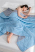 Christmas gifts for loved ones Aussie Summer Cooling Quilt – 4 Sizes, Breathable, Lightweight & Skin-Friendly for Refreshing Sleep All Season(lake blue,150cm*200cm)