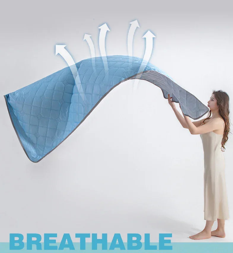 Christmas gifts for loved ones Aussie Summer Cooling Quilt – 4 Sizes, Breathable, Lightweight & Skin-Friendly for Refreshing Sleep All Season(lake blue,200cm*230cm)
