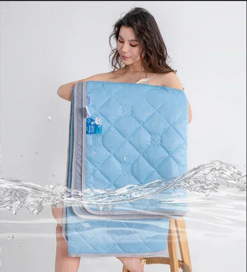 Christmas gifts for loved ones Aussie Summer Cooling Quilt – 4 Sizes, Breathable, Lightweight & Skin-Friendly for Refreshing Sleep All Season(purple,100cm*150cm)