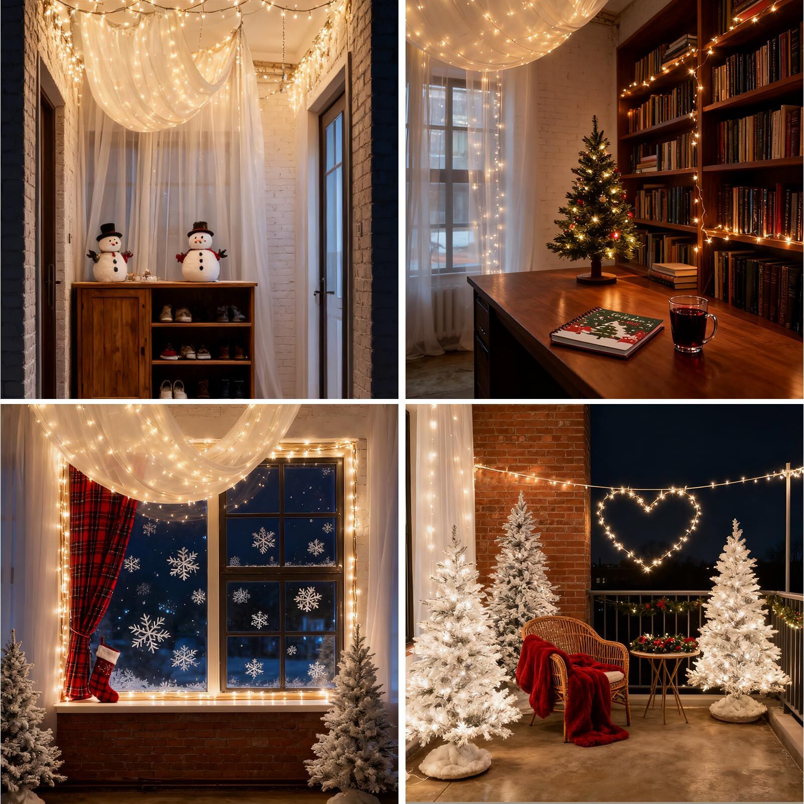 900 LED Warm White USB Fairy String Lights with Remote, 30m Black Wire, IP44 Waterproof 8-Mode Twinkle Lights with Timer for Christmas Bedroom Wreath Decor