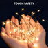 900 LED Warm White USB Fairy String Lights with Remote, 30m Green Wire, IP44 Waterproof 8-Mode Timer for Christmas Bedroom Wreath Decor