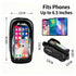 Waterproof Bike Frame Bag with Touchscreen Window: Hard Shell Bicycle Bag for Phone & Gear, Perfect for Aussie Riders