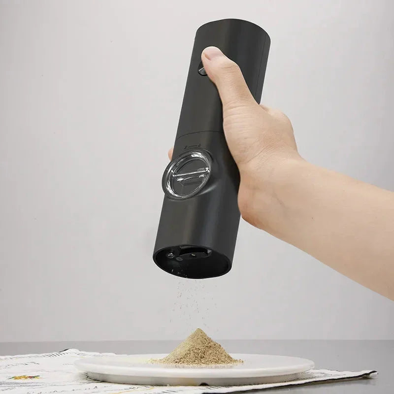 NNEOBA Electric Automatic Pepper and Salt Grinder with LED Light(1pc)