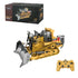 RC Bulldozer Toy Truck for Kids 2.4GHz Excavator Metal Plastic Build CE