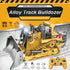 RC Bulldozer Toy Truck for Kids 2.4GHz Excavator Metal Plastic Build CE