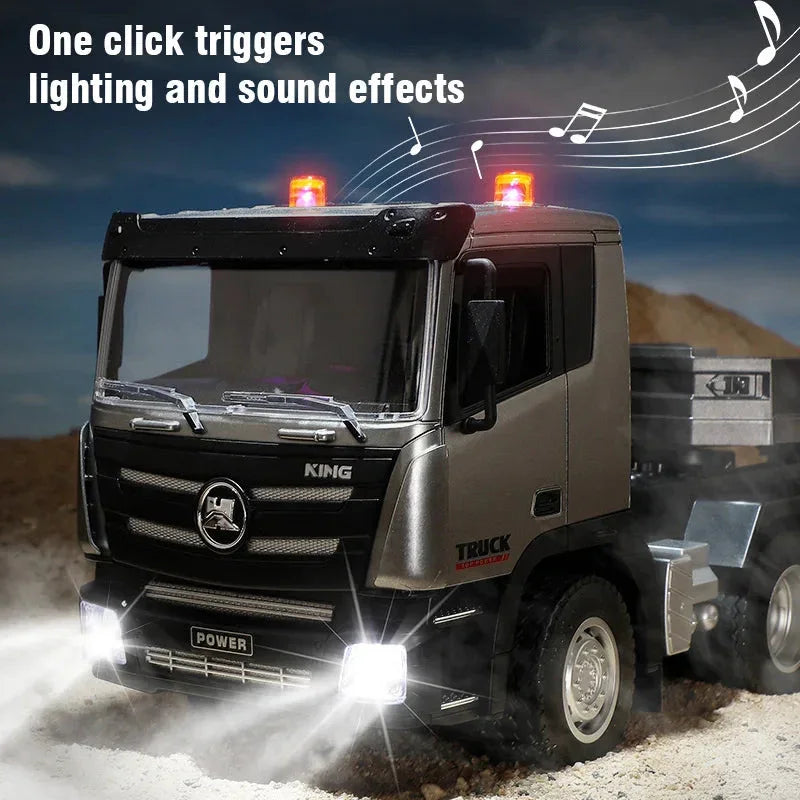 Rc Flat Truck 9-Channel Alloy Remote Control Trailer