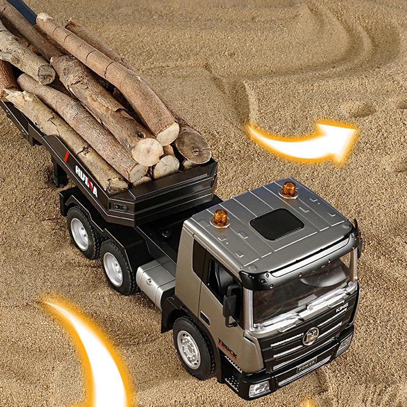 Rc Flat Truck 9-Channel Alloy Remote Control Trailer