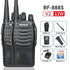 V2 Walkie Talkie Long Range Radio 2-Pack, BF-888S, 5-10km Range, 16 Ch