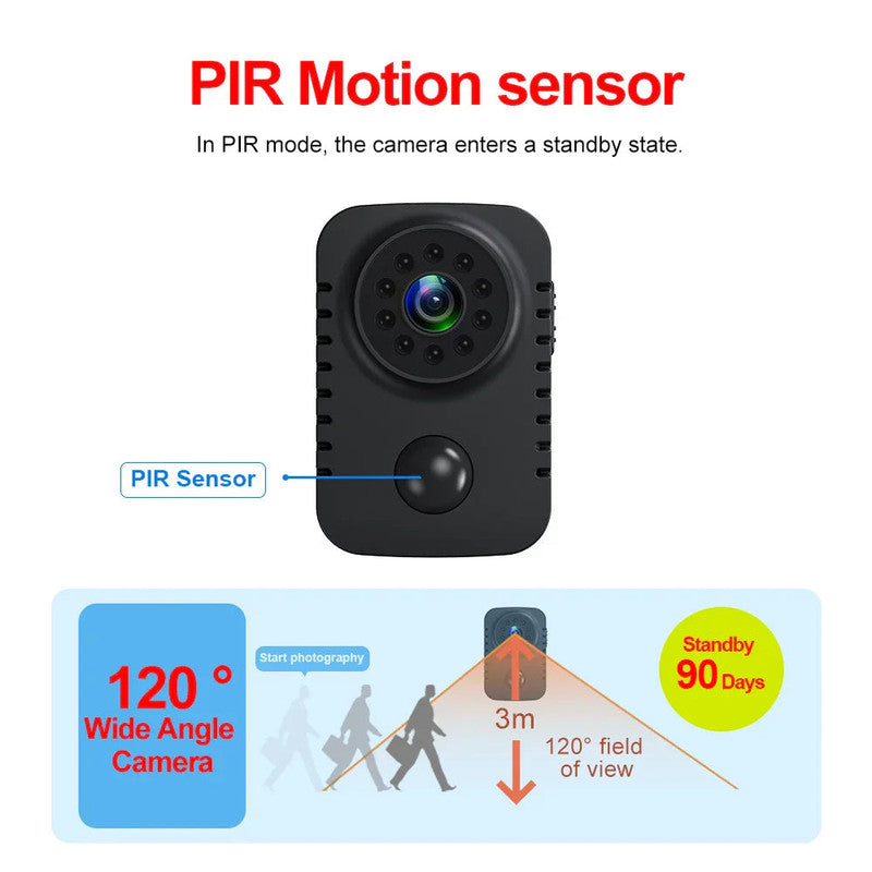Mini Camera 1080P Full HD Smart WiFi Pocket Camcorder
