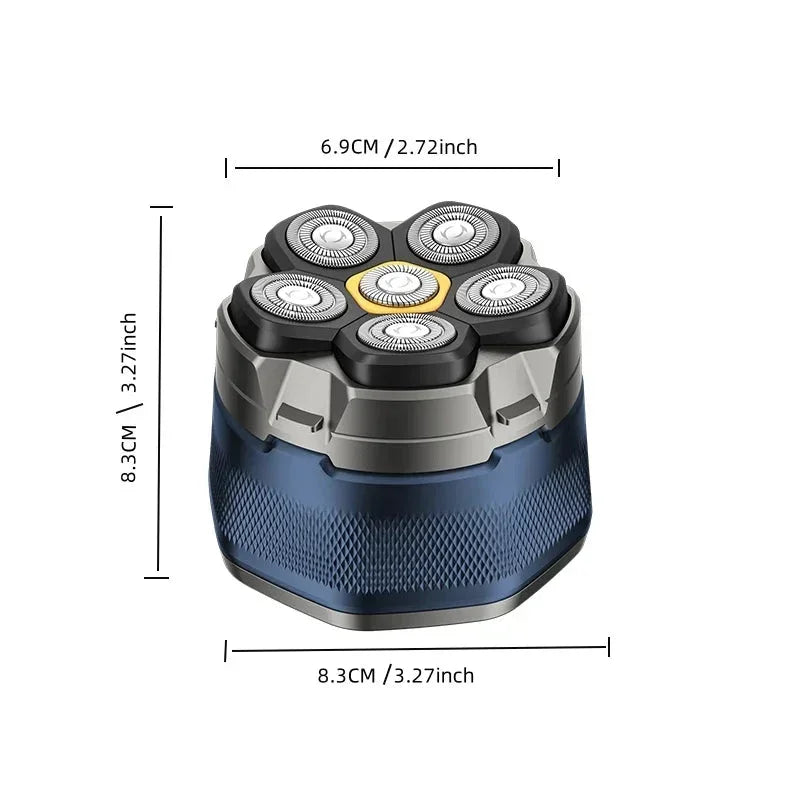 6D Electric Head And Face Shaver Rechargeable