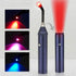 3-in-1 Red Light Therapy Wand Infrared & Blue Light Blue