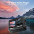 5K Action Camera with Touchscreen Waterproof Black