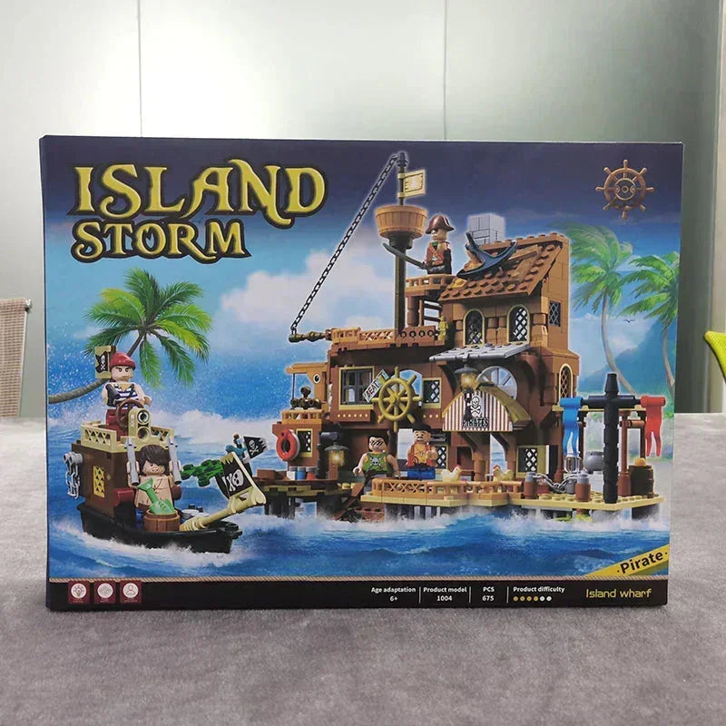 Pirate Island Fortress Building Blocks Set