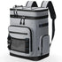 30L Camping Insulated Backpack Hot Cold Storage Gray