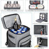 30L Camping Insulated Backpack Hot Cold Storage Gray
