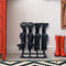 Black Metal Shoe Rack Organizer for Entryway