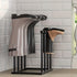 Black Metal Shoe Rack Organizer for Entryway