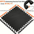 Interlocking Black EVA Fitness Mats Set (20pcs)