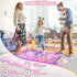Kids LED Musical Dance Mat, 6 Game Modes, 102x90cm PE Material, Ages 3+
