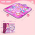 Kids LED Musical Dance Mat, 6 Game Modes, 102x90cm PE Material, Ages 3+