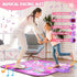 Kids LED Musical Dance Mat, 6 Game Modes, 102x90cm PE Material, Ages 3+