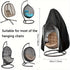 Heavy-Duty Hanging Egg Chair Cover with Zipper Closure