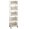 Mobile Bookshelf Office Cart (5-Tier)