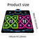 Double Dance Pad LED Rhythm Game Mat with Music, Ages 3 and Up, PE Build