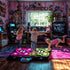 Double Dance Pad LED Rhythm Game Mat with Music, Ages 3 and Up, PE Build