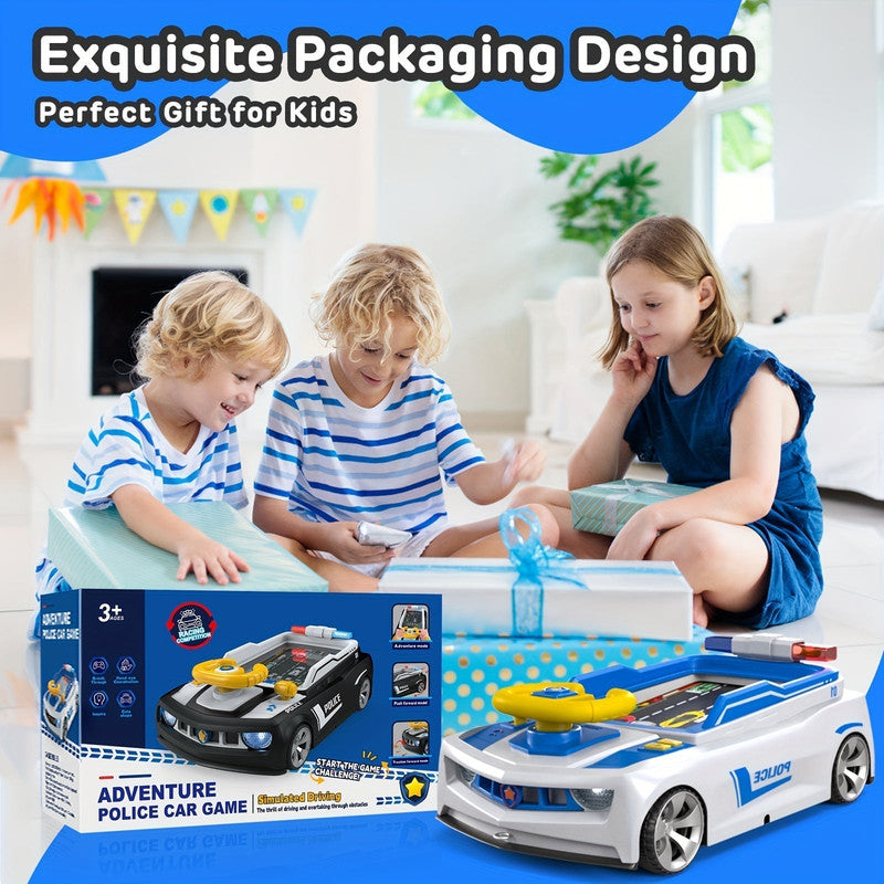 Car Play Suction Racing Game Console for Kids, USB Charging, Ages 3+ Toy