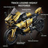 1:10 Scale Mechanical Motorcycle Building Block Kit, Ages 14 Plus, ABS