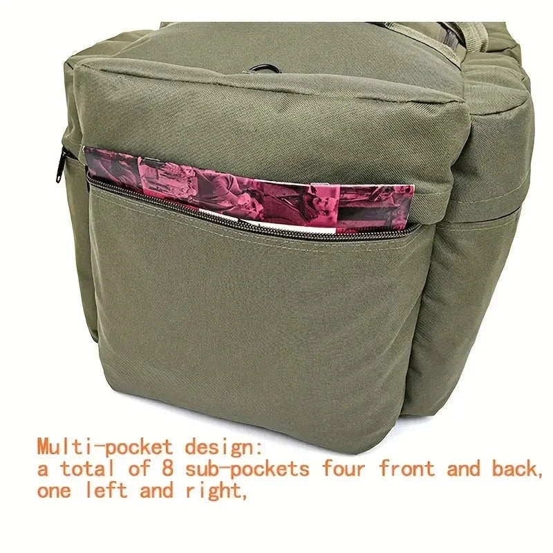 Military Duffel Backpack 80L Outdoor Travel Bag