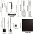 17-Piece Stainless Steel BBQ Grill Accessories Set with Mats and Brush