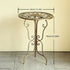 Vintage Metal Scrollwork Side Table