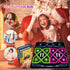 Double Electronic Dance Mat for Kids and Adults, 105x90cm, 8 LED Lights