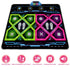 Double Electronic Dance Mat for Kids and Adults, 105x90cm, 8 LED Lights