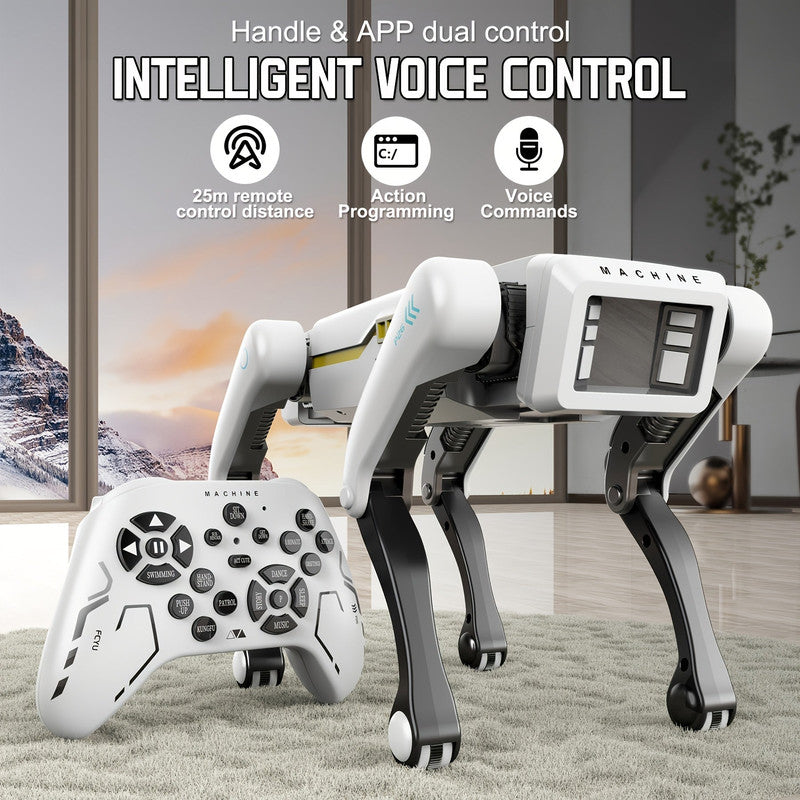 Smart Robot Dog with App Control and Voice Commands, ABS Build, Ages 6+