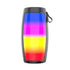 LED Lights Speaker with Powerful Bass Black