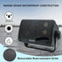 3-Way Waterproof Wall Mount Speakers in Black, 200W Peak, Pair, ABS Set