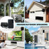 3-Way Waterproof Wall Mount Speakers in Black, 200W Peak, Pair, ABS Set