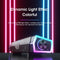 Computer Bluetooth RGB Light Speaker in Black, 4D Stereo Sound, USB Set