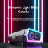 Computer Bluetooth RGB Light Speaker in Black, 4D Stereo Sound, USB Set