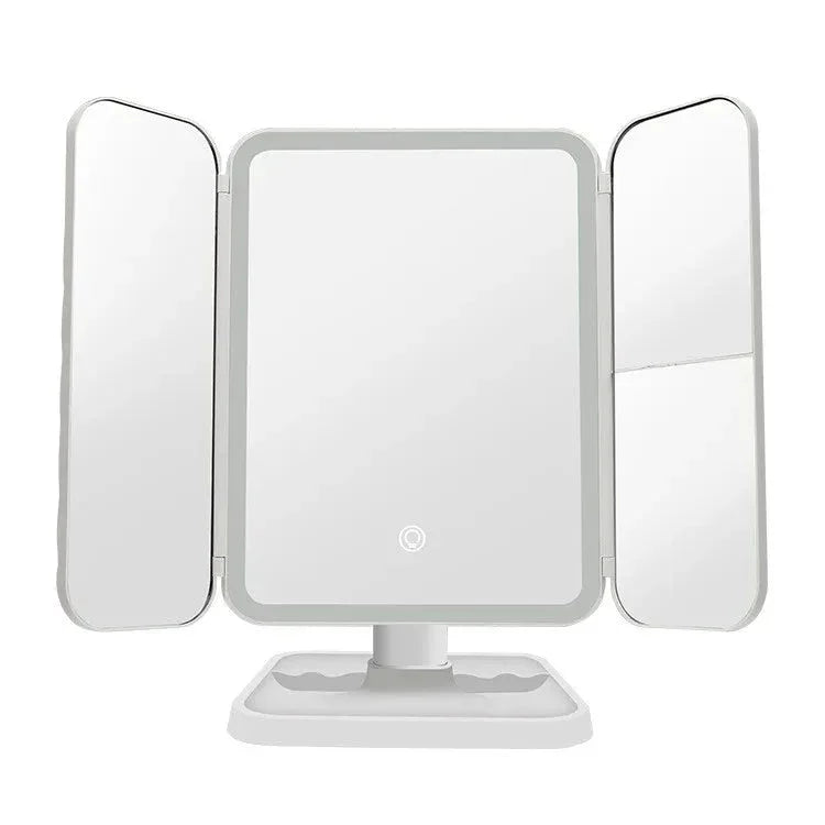 Trifold LED Makeup Mirror Beauty Lights