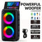 Large Wireless Bluetooth Speaker with Deep Bass and TWS Pairing, 15hrs