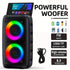 Large Wireless Bluetooth Speaker with Deep Bass and TWS Pairing, 15hrs