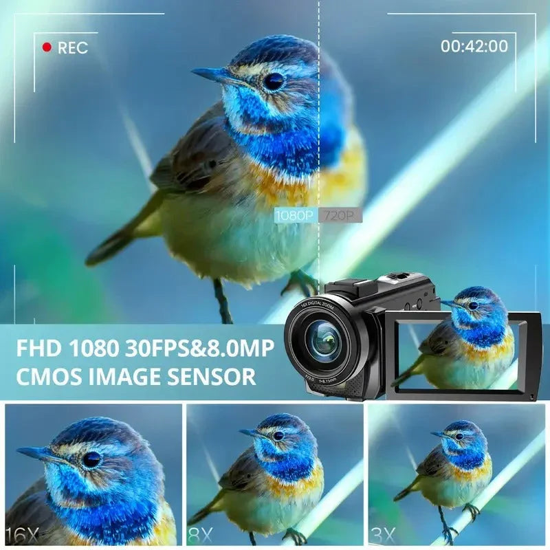 1080P 24MP Digital Camera with 3.0
