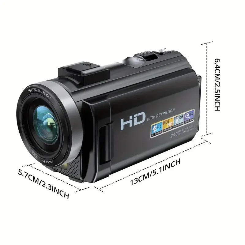 1080P 24MP Digital Camera with 3.0