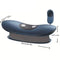 Electric Lumbar Massager with Heat & Vibration
